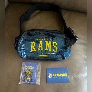 Rams Championship Watch
Party-SoFi Stadium Belt Bag&Clog Shoe Charm&Academy Card